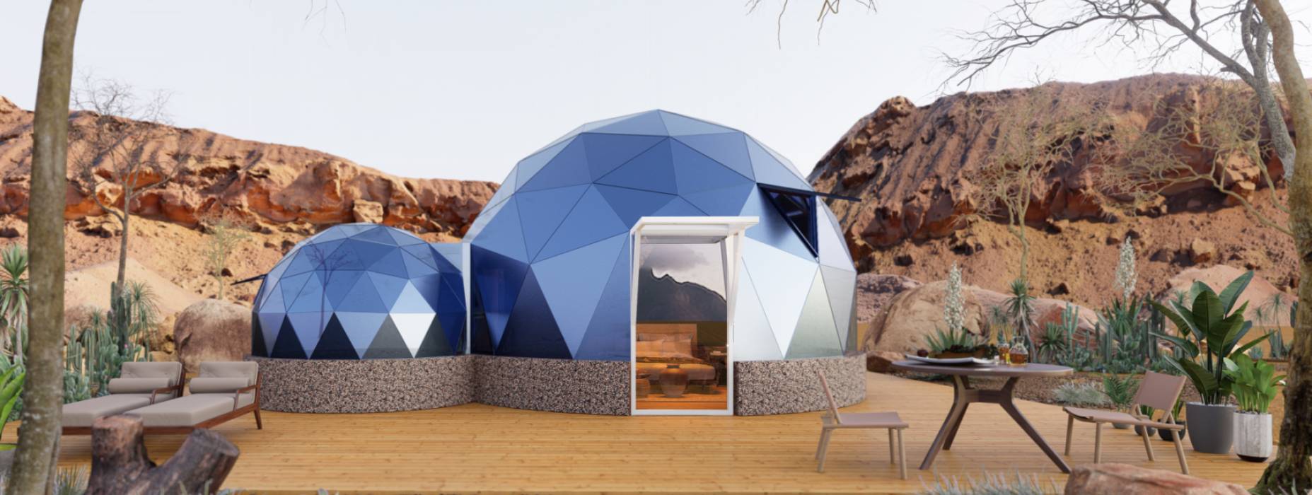 海门市球形智能光伏玻璃星空房